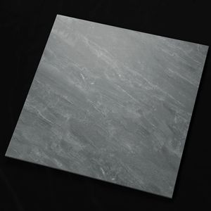 モダンな600x600mm薄灰色の石セラミックタイル磁器タイルリビングルーム光沢のあるテクスチャ6mm厚さ - Product Image 6