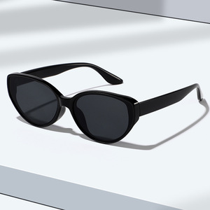 Cat Eye Sunglasses For Women Black UV400 Polarized PC <b>Frame</b> Fashion Sun Protection Travel Driving Party - Product Image 1