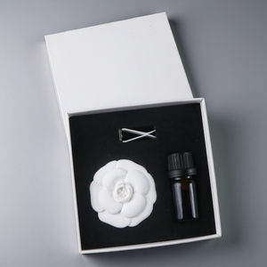Factory Wholesale Scented <strong>Ceramic</strong> Car Vent Clip Air Freshener Home Fragrance Porcelain Aroma Plaster Essential Oil Reed <strong>Diffuser</strong> - Product Image 3