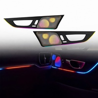 Éclairage intérieur automobile, lumière ambiante LED pour Volvo S60 V60 XC60, 64 couleurs, éclairage ambiante intérieur de voiture, 18 en 1