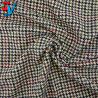 Vải Dệt Len Houndstooth Tweed Hàng Mới Về 2021 Cho Áo Khoác