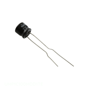 ตัวแทนจำหน่ายอย่างเป็นทางการ ตัวเก็บประจุแบบ Through Hole 10 uF CAP ALUM 10UF 20% 16V RADIAL TH UMP1C100MDD1TE - Product Image 1