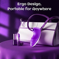 Erwachsenenspielzeug für Frauen Klitoris-Nippel-Sauger Vibratoren 7 Saug- und Vibrationsmodi Lila 100% Wasserdicht Umweltfreundlicher Vibrator