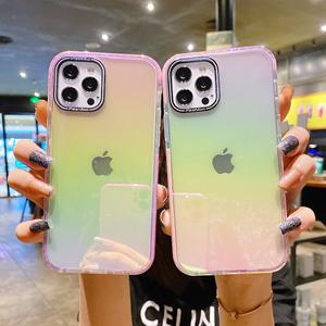 Funda Minimalista Delgada para <span class=keywords><strong>iPhone</strong></span> 15 Pro, Acrílico TPU Antideslizante, Recubrimiento de Color, Anti-caídas, Anti-arañazos, Agarre Cómodo, Protección Diaria - Product Image 2