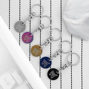 Porte-clés porte-pièces pour chariot de courses en métal avec logo personnalisé, pour jetons euro, vente en gros - Product Image 5