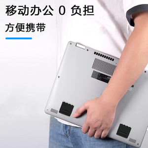 2 PCS OEM Factory Mini Portable Stand <span class=keywords><strong>Invisible</strong></span> Computer Holder Foldable Ergonomic Desktop Stand - Product Image 3