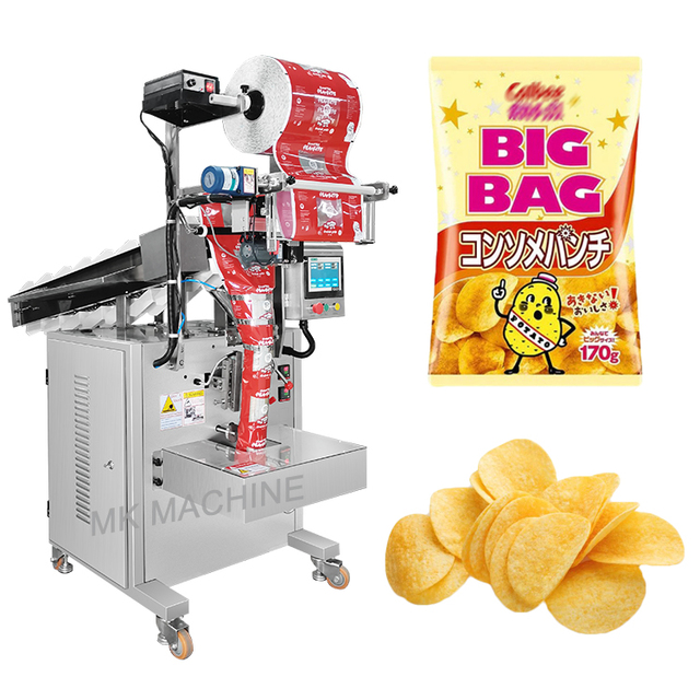 Semi Automatic Sachet Bag Snack Plantain Banana Potato Chips Packing Machine