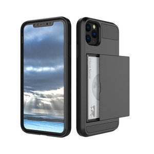 Custodia per telefono custodia scheda di scorrimento armatura scheda di protezione custodia per telefono cellulare per IPhone16 17 Pro Air Max 12 11pro Xs Max <span class=keywords><strong>X</strong></span> Xr Note <span class=keywords><strong>10</strong></span> - Product Image 1