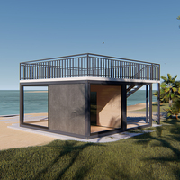 Fabricant personnalisé de luxe, pack plat, conteneur, maison, maison, maison, avec piscine, pour l'intérieur et l'extérieur