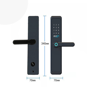 Serrure intelligente à empreinte digitale GD-8000M pour dortoirs, accès multi-méthodes via réseau NB-IoT/LoRa/Wi-Fi pour personnel - Product Image 1