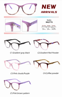 Nouvel Arrivage Vente en Gros Fabricant Monture Optique Unisexe en Métal et Acétate Verres Anti-Lumière Bleue
