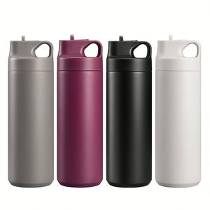 550Ml Stainless Steel Vacuum Insulated Travel Coffee Mug Eco-Friendly Minimalist Design Sport Water <b>Thermos</b> Back School Bicycle - Product Image 1