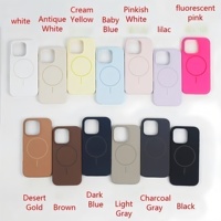 Coque de téléphone en silicone liquide magnétique pour iPhone 17 Air 16 16e 15 14 13 12 11 Pro Plus Max Plus Housse de charge sans fil