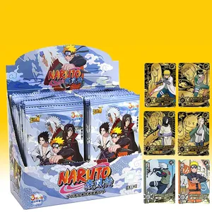 Grosir koleksi kartu Narutoes kotak tier 1 Gelombang 4 Booster 36 pak 5 kartu layou Anime kartu bermain kartu permainan Cartas hadiah