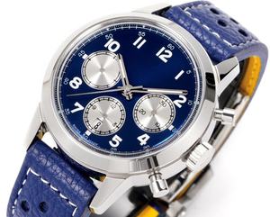 Reloj Mecánico de Diseño; Reloj Multifuncional de Moda y Gran Venta; Reloj Azul - Product Image 4