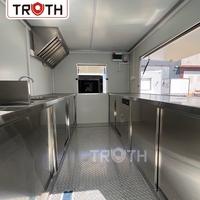 Remorques alimentaires rapides Truth Mobile avec véranda entièrement équipées à vendre – Camions de restauration personnalisés pour glaces et café