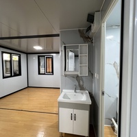 Maison préfabriquée en bois extensible et pliable avec 3 chambres et design de cabane