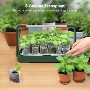 Kit de maceta hidropónica de jardín inteligente <span class=keywords><strong>para</strong></span> interiores, <span class=keywords><strong>luz</strong></span> de <span class=keywords><strong>cultivo</strong></span> <span class=keywords><strong>LED</strong></span> <span class=keywords><strong>para</strong></span> cocina, oficina, sala de estar, <span class=keywords><strong>cultivo</strong></span> sin suelo - Product Image 2