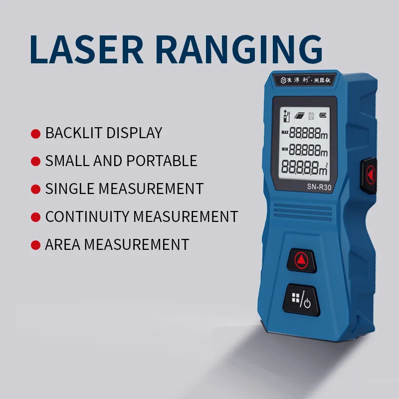 Handheld Indoor Digital Laser Distance Meter Measure Mini Range Finder Pocket Laser Meter