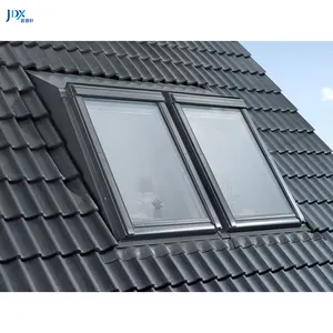 Modern ev Sunroom ses geçirmez çatı ızgara tasarımı ile balkon penceresi ışıklık alüminyum pencere