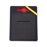 Mini tableau magnétique en plastique, jouet éducatif pour enfants - Portable, écriture préscolaire et aimants effaçables