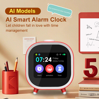 Réveil intelligent Al avec enregistrements personnalisés, sonneries d'alarme, gestion du temps et apprentissage du temps de gestion, réveil Al