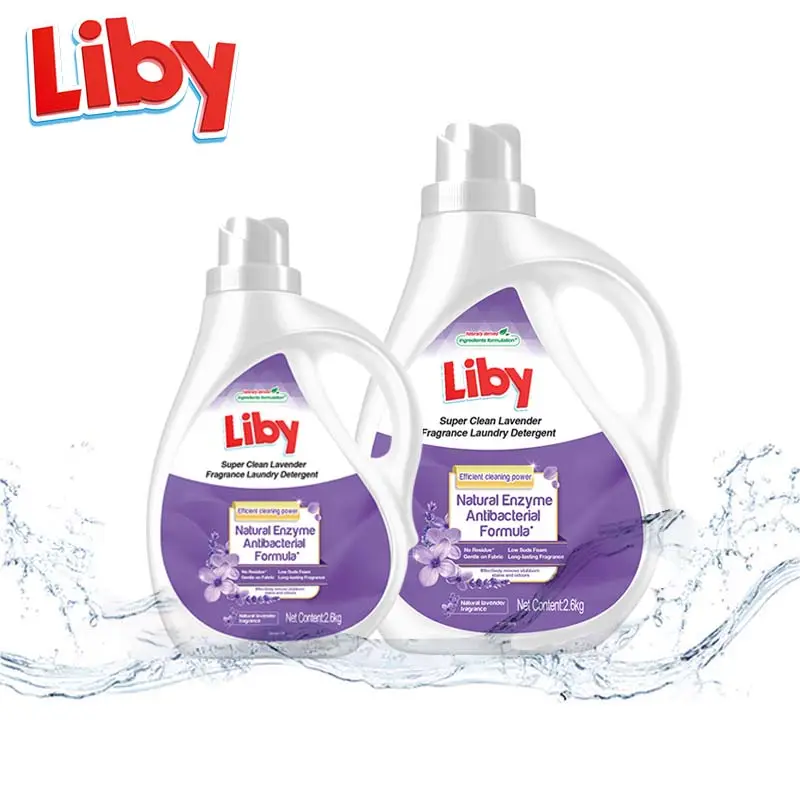 Liby detergente líquido para ropa después del lavado materia prima lavado ropa 3l mezclador limpiador ganancia fragancia para detergente y jabón