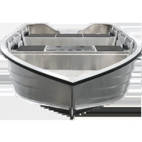 Lamax 2023 meilleur nouveau wake board bateau en aluminium jon boats 16ft en aluminium soudé d'occasion bateaux en aluminium soudé à vendre