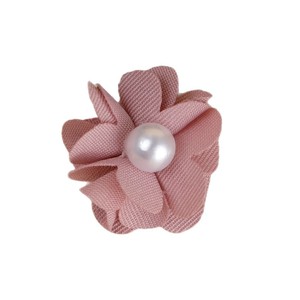 Accesorios para el Cabello con Flores de Tela y Perlas de 3cm, Hechos a Mano para Ropa, Zapatos, Bolsos, Uso Casual, Primavera 2025 - Product Image 5