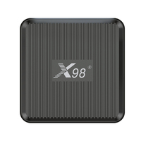 Ewest-decodificador de TV 98Q 4 Core, Uad Core H265 nndroid 11 90905W2 2023 y 5G IFI V1 H2 2GB 16GB, x96q, 2,4