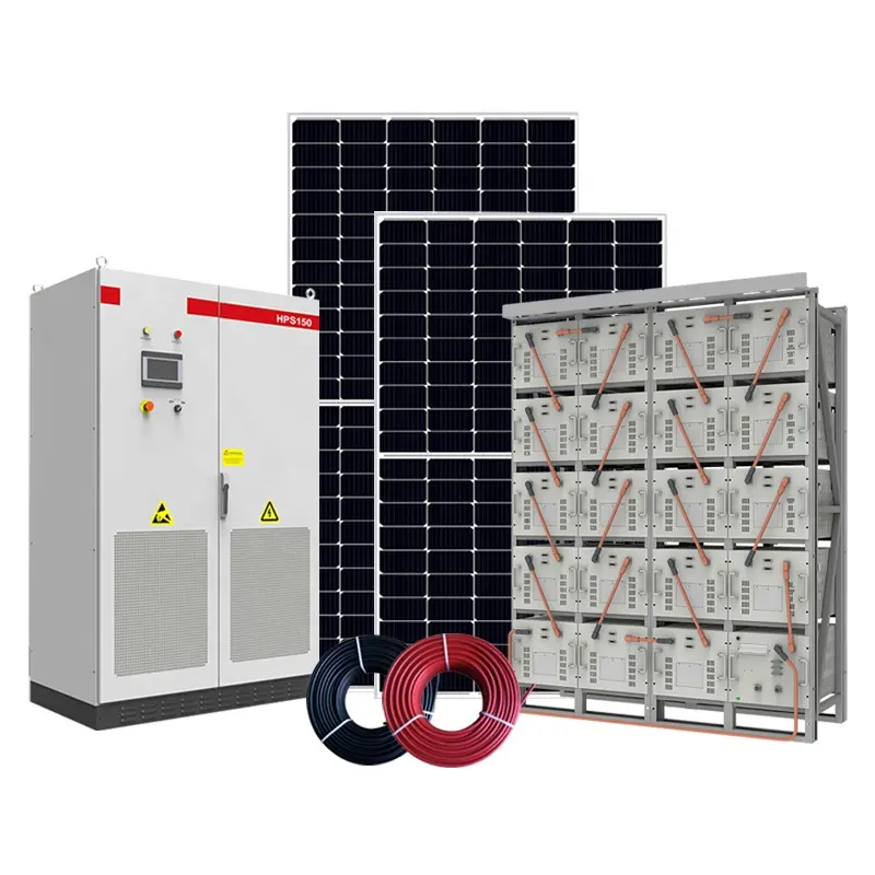 30Kw 50Kw 100Kw 150Kw Solar Energy Storage System Lithium Storage Batteries System three phase 50kw off grid solar power system