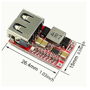 โมดูลแปลงไฟแบบ DC-DC 6V-24V 24V 12V เป็น 5V USB สำหรับชาร์จโทรศัพท์มือถือ ใช้ในรถยนต์ ประสิทธิภาพ 97.5% โมดูลบัค - Product Image 2