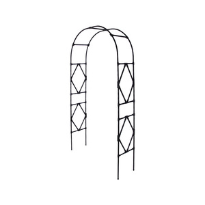 Arche de jardin en fer pour plantes grimpantes, support de plante d'extérieur durable, structure creuse - Product Image 1