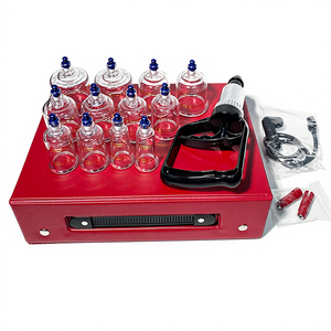 Peralatan Terapi Bekam Profesional Gaya Korea 12 pcs untuk Pengobatan Tradisional Tiongkok untuk Meredakan Nyeri Tubuh Bersertifikat CE - Product Image 4