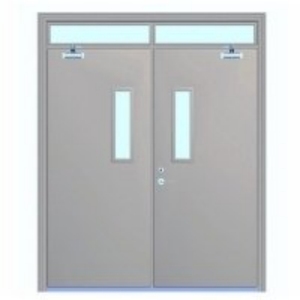 <span class=keywords><strong>Porte</strong></span> coupe-feu battante certifiée standard, finition moderne, pour usage intérieur dans les hôpitaux, les hôtels, les écoles, les entrepôts, les centres commerciaux - Product Image 2
