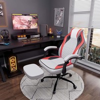 Chaise de bureau pivotante TikTok Viral 2026 avec accoudoirs réglables, base en nylon, hauteur réglable, chaise de bureau vidéo