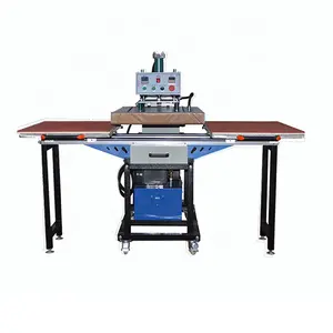 Dongguan Fabriek Slide-Manier Werktafel Heavy Duty Dual Plaat Hydraulische Kracht Kristal/Strass Warmte Pers Machine