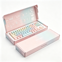 Boîtes d'emballage en carton ondulé personnalisées en gros, boîtes d'emballage pour clavier d'ordinateur avec logo