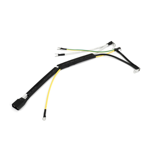 Harnais de distribution d'alimentation multi-branche personnalisé, fil 10AWG 200C, entrée CC 2 broches, borne annulaire et fourche, mise à la terre pour onduleur solaire BMS - Product Image 1