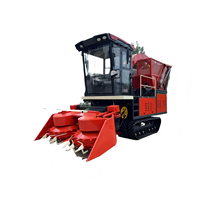 Moissonneuse-broyeuse automotrice montée sur tracteur pour maïs, herbe, ensilage, paille et fourrage, avec moteur et boîte de vitesses, haute productivité