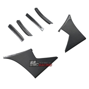 สปอยเลอร์กันชนหน้าคาร์บอนไฟเบอร์ทรง JS สำหรับ Honda Civic รุ่นที่ 10 FK8 Type R Si ปี 2016+ สำหรับตกแต่งรถยนต์ - Product Image 3
