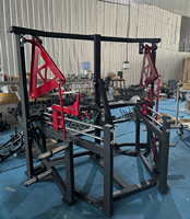 Machine de musculation professionnelle compacte et réglable à charge libre, avec glissière double linéaire et rail de guidage, pour press de poitrine