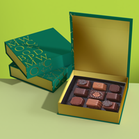 Boîte de luxe rigide pour musulman Eid Mubarak Ramada Boîtes d'emballage vides en papier Baklava Dates Boîtes cadeaux Boîte de cadeaux pour bonbons au chocolat