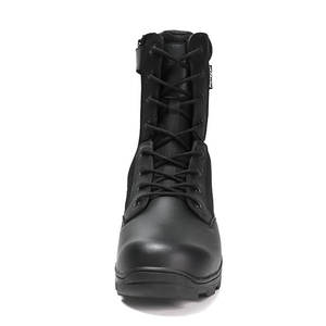 Hanagal OEM ODM personalizado Durable escombros suela de malla de tela Premium cuero <span class=keywords><strong>botas</strong></span> tácticas <span class=keywords><strong>botas</strong></span> de combate para los hombres - Product Image 4