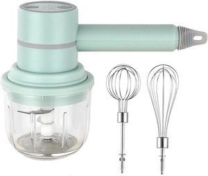 Batidora de mano, utensilios de cocina, batidora portátil, procesador de alimentos eléctrico, espumador de leche, batidor de huevos, mezclador para amasar y hornear pasteles - Product Image 1