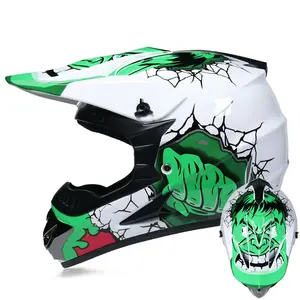 Casco Motocross di sicurezza Casco Motocross bicicletta Downhill Cross Casco bambino moto scooter elettrico Casco Dot Abs 1kgunisex