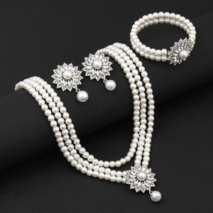 Collier de perles Wish Coffret cadeau Bijoux italiens pour femmes Colliers et boucles d'oreilles - Product Image 3