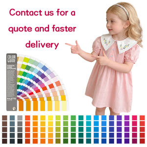 Vestido Vintage a Cuadros para Niña Pequeña, Cuello con Volantes, Manga Abullonada, Vestido Infantil Estilo <span class=keywords><strong>Retro</strong></span>, <span class=keywords><strong>Ropa</strong></span> Casual de Verano para Fiestas, 2-7 Años - Product Image 5