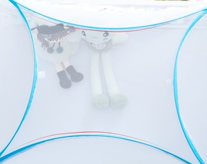 Foldable Pop-up <strong>Crib</strong> <strong>Tent</strong> with Canopy Safety Net to Keep Baby in &amp; Out Camping Mosquito Net for Children's <strong>Crib</strong> - Product Image 2