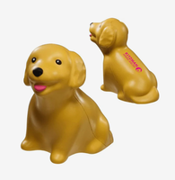 Balles anti-stress promotionnelles Golden Doodle personnalisables avec logo, en forme d'animaux, cadeaux d'entreprise, pour le bureau